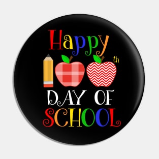 Happy 100th Days of School Kindergarten Teacher Pin