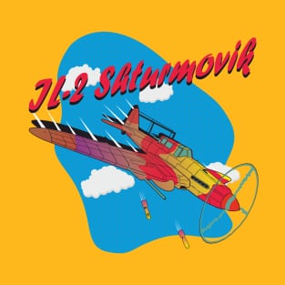 Il-2 Shturmovik in the style of comics T-Shirt