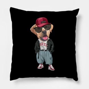 Labrador Retriever - Hip Hop Style Pillow