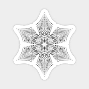 Crystal Snowflake Magnet