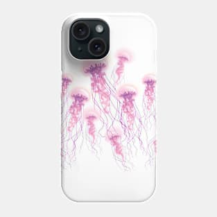 Ethereal Sea Jellies - Pink & Purple Phone Case