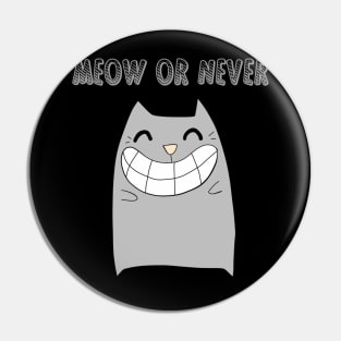 Meow Or Never Pin