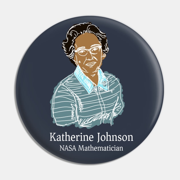 Historical Women in STEM- Katherine Johnson Pin by CatsandBats