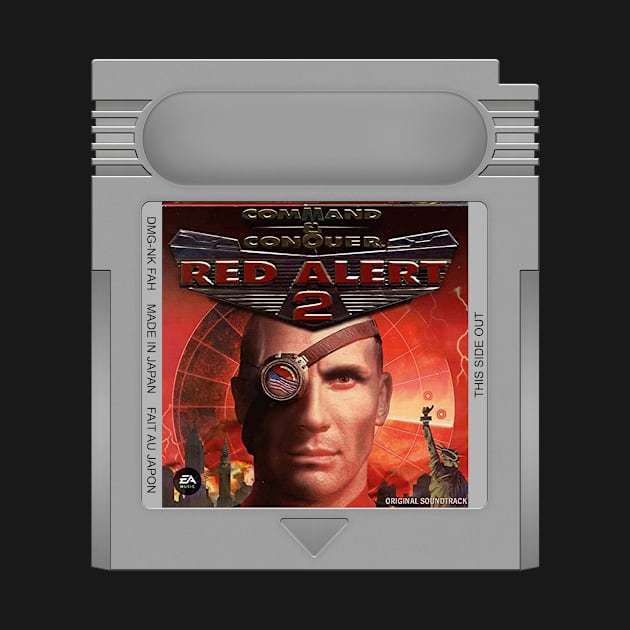 Red Alert 2 Game Cartridge by PopCarts