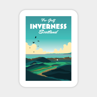 Inverness Scotland Golf Magnet