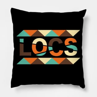 Locs Retro Vintage Pillow