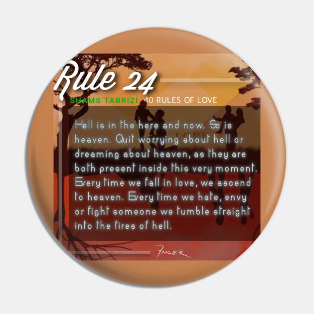 40 RULES OF LOVE - 24 Pin by Fitra Design
