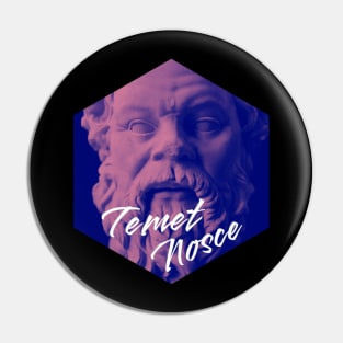 Temet Nosce Socrates Pin