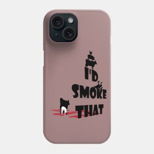 Retro Vintage Farm Animals I'd Smoke That Phone Case