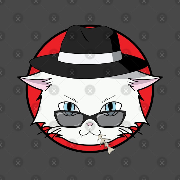 The Mafia Cat by The Kitten Gallery