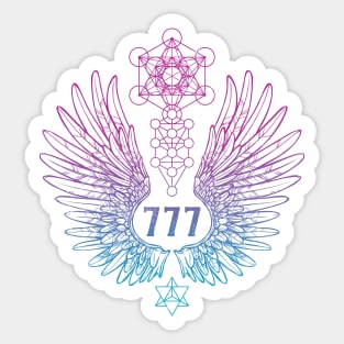 777 Angel Number Sticker – Kenna's Crystals
