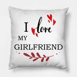 I Love My Gf Pillow