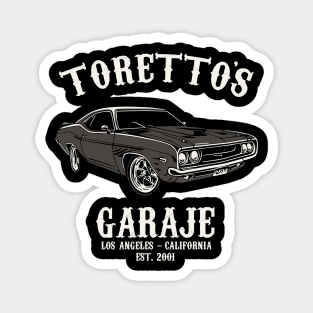 Toretto's Garaje Magnet