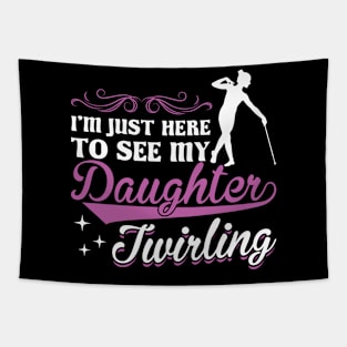 Baton Twirler Mom Dad - Baton Twirler Tapestry