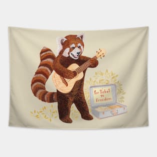 Red Panda Tapestry