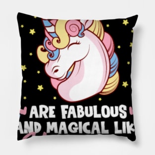 Pilots Are Fabulous And Magical Like Unicorns Pillow