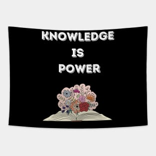 Knowledge is power Back to school Tapestry