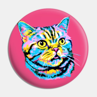 American Shorthair Pop Art - Cat Lover Gif Pin