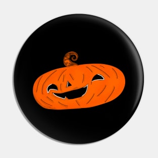 Happy Spooky Cute Pumpkin - Halloween T-Shirt Pin