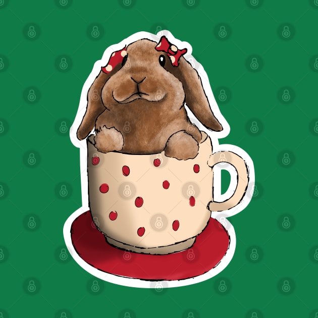 christmas bunny in a mug by Nina_R