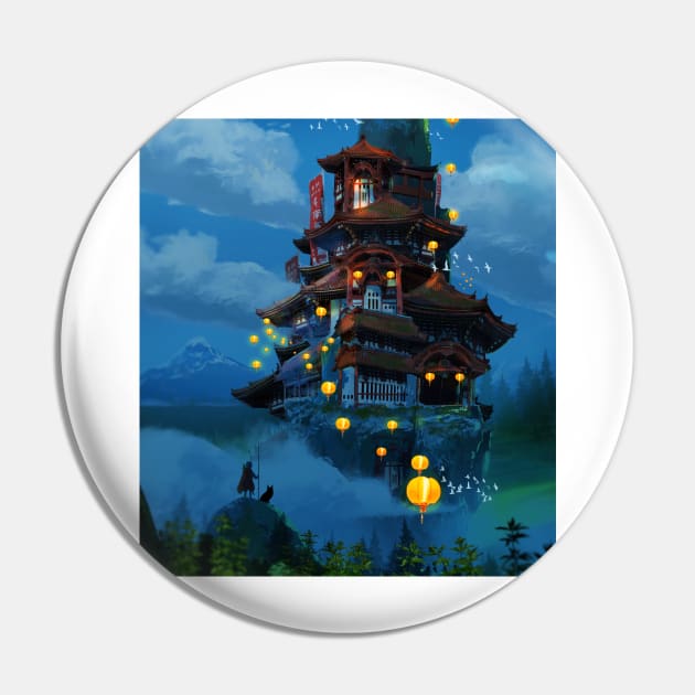 Lost Castle in the Sky Pin by Diekyers