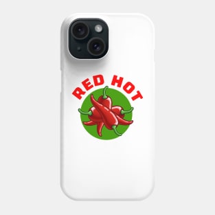 Red hot chili Phone Case