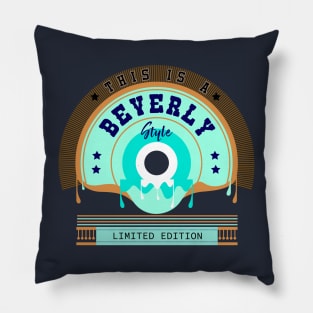 Beverly Name Style Design Pillow