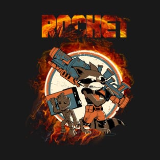 Rocket art Fire T-Shirt