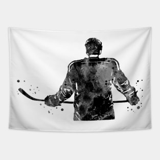 Hockey Player Male Tapestry