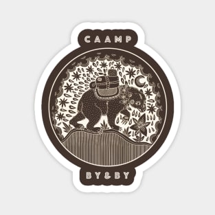 by camp ing Magnet