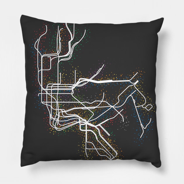 New York City Pillow by simplistictees