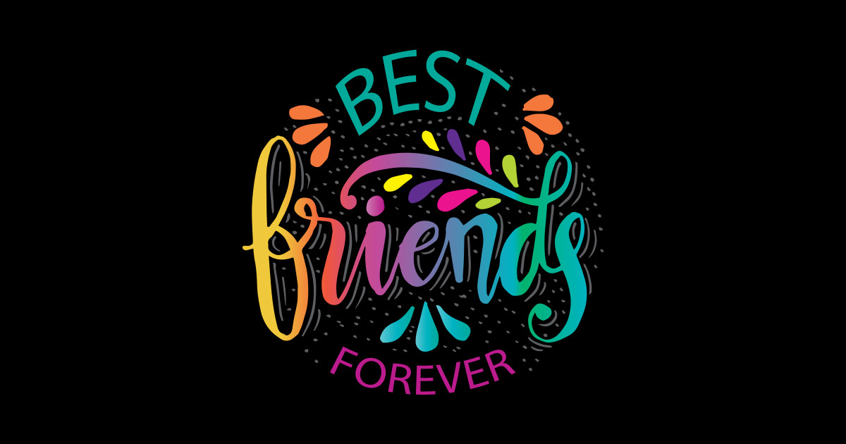 Best friends forever. Hand lettering. - Best Friends Forever - Sticker ...