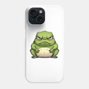 Don't make this cute little frog angry Phone Case