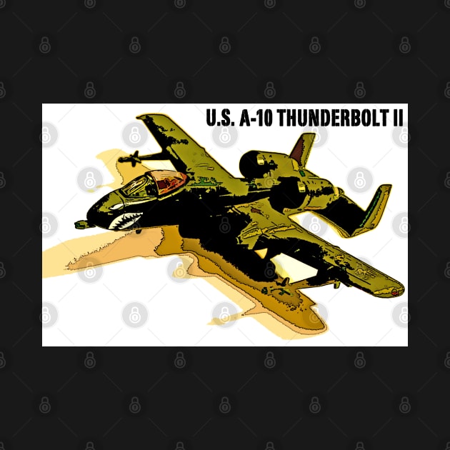 U.S. A-10 Thunderbolt II Warthog (Tan Camo) by Busybob