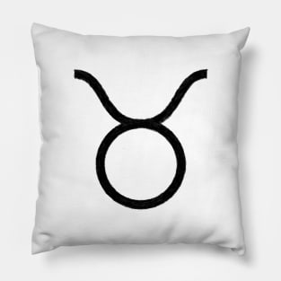 TAURUS SYMBOL IN OIL Pillow