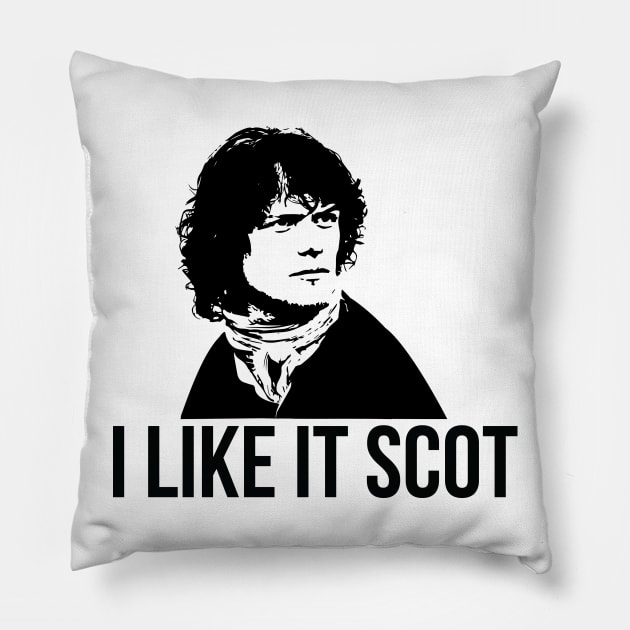 Jamie Fraser Pillow by mariansar