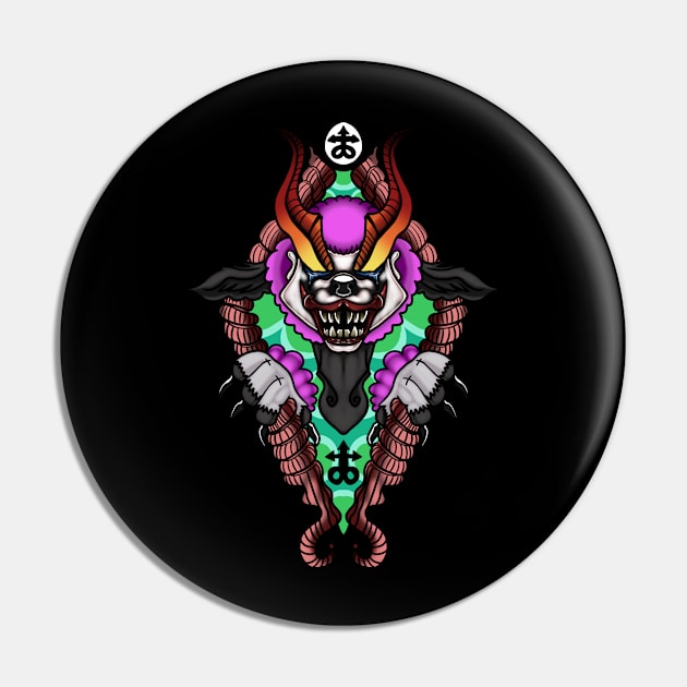 Clown Ritual Pin by gothicnightmarepws