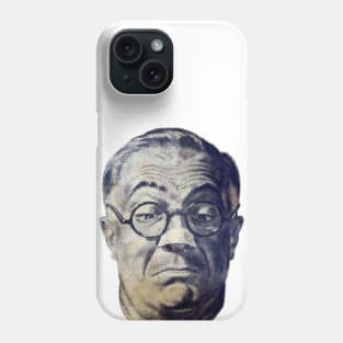 An old man with bandage on his nose Phone Case