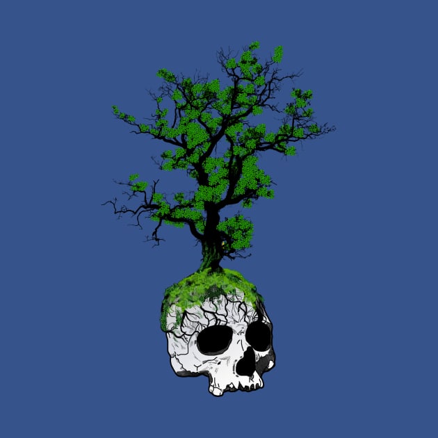 Tree Skull Summer by Harley Warren