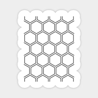 Hexagon pattern Magnet