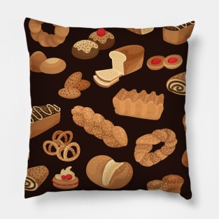 Bakery, Baking, Food, Bread, Pastries, Sweet, Cookies, Gift Pillow