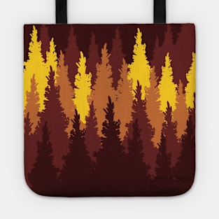 The Forest (Red) Tote