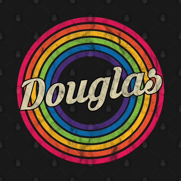 Douglas - Retro Rainbow Faded-Style by MaydenArt