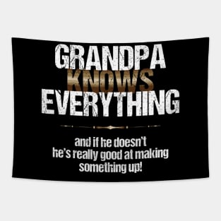 Grandpa Knows Grandparent S Day Tapestry