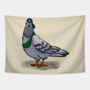 Big City Pigeon Tapestry