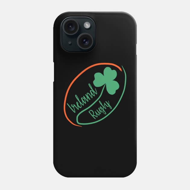 Ireland Rugby Phone Case by Alex Bleakley