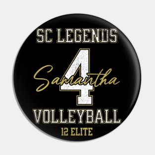 Samantha #4 SC Legends (12 Elite) - Black Pin