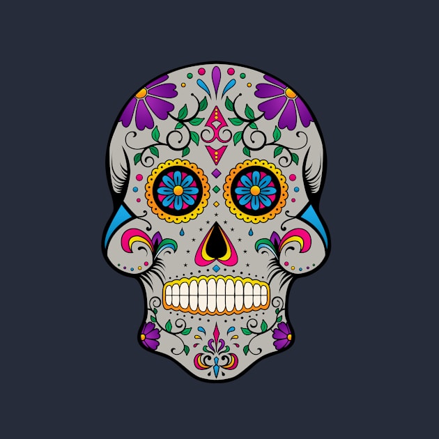 Ornamental Sugar Skull by MellowGroove