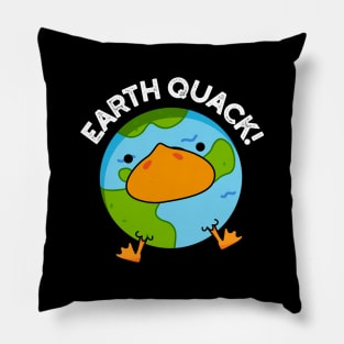 Earthquack Funny Earthquake Pun Pillow