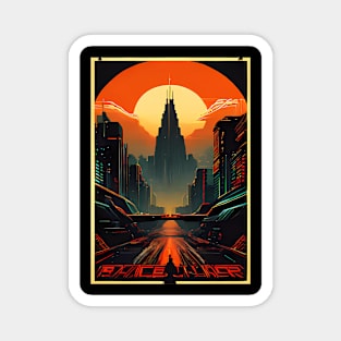 futuristic city Magnet